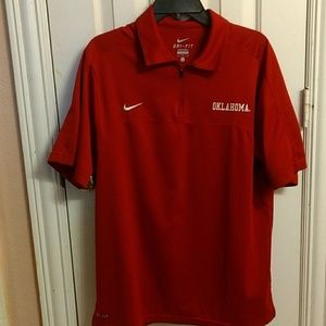 Nike Dri Fit Oklahoma Sooners Polo Shirt
